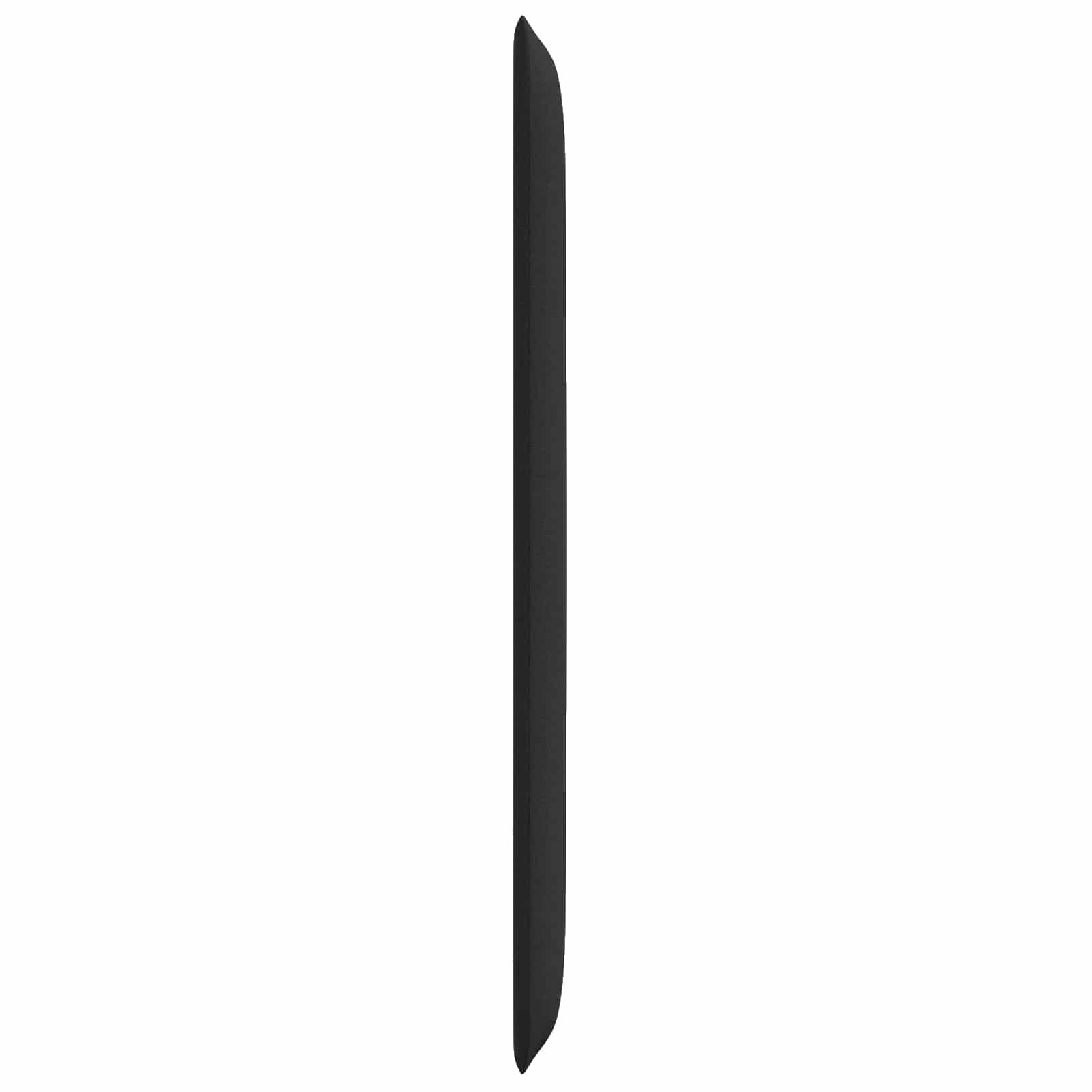 Oreja de cabecero Negro 80 x 16 x 4 cm tela