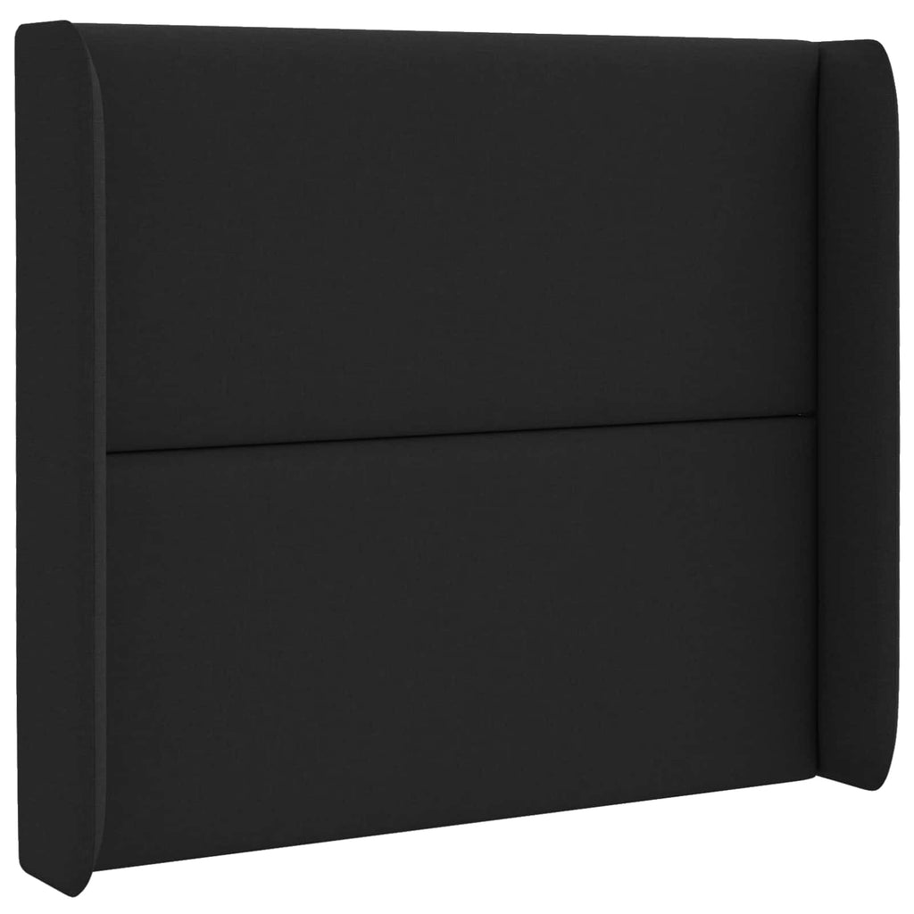 Oreja de cabecero Negro 80 x 16 x 4 cm tela