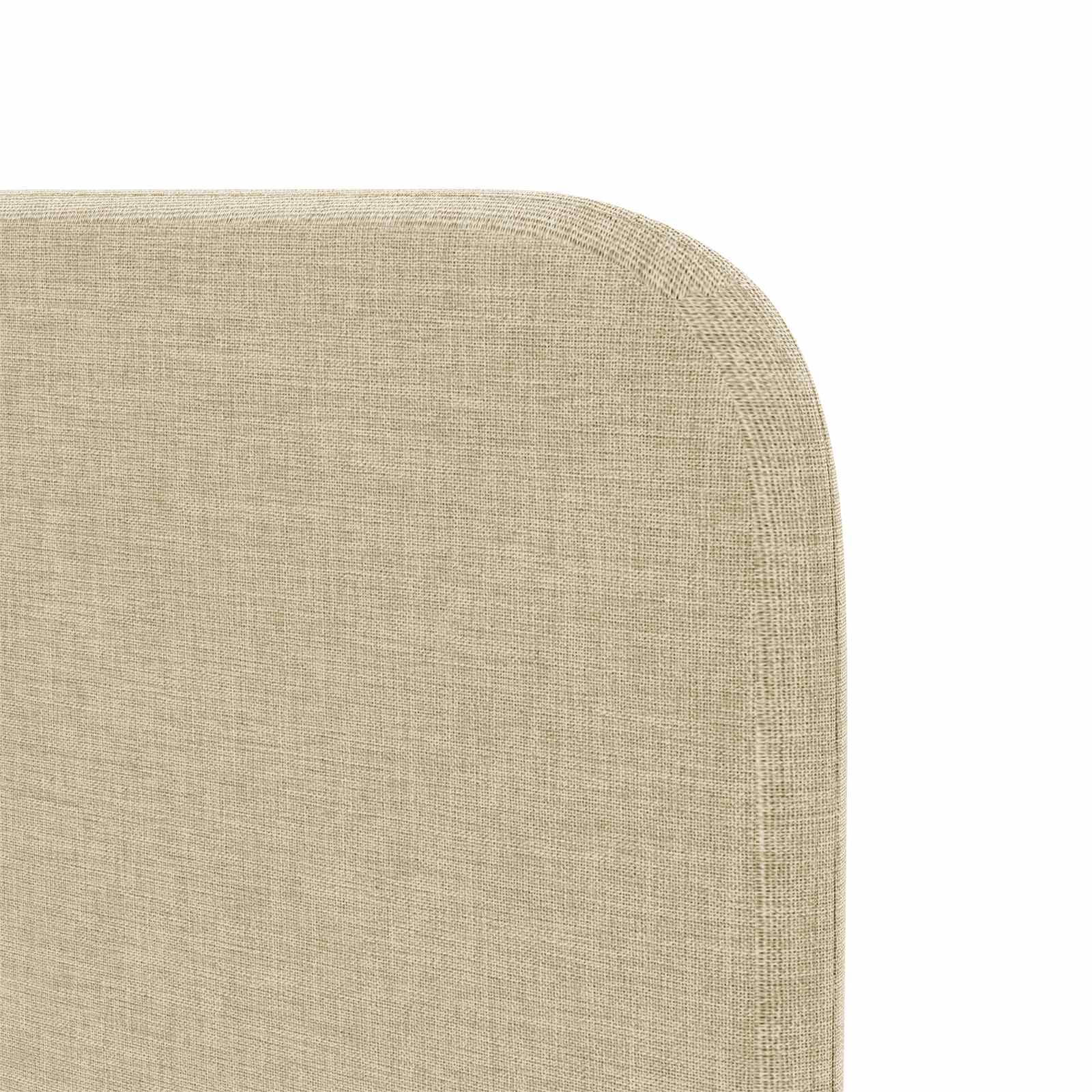 Oreja de cabecero Crema 80 x 16 x 4 cm tela