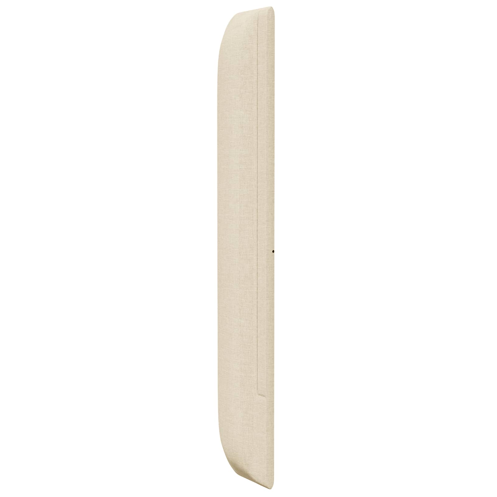 Oreja de cabecero Crema 80 x 16 x 4 cm tela