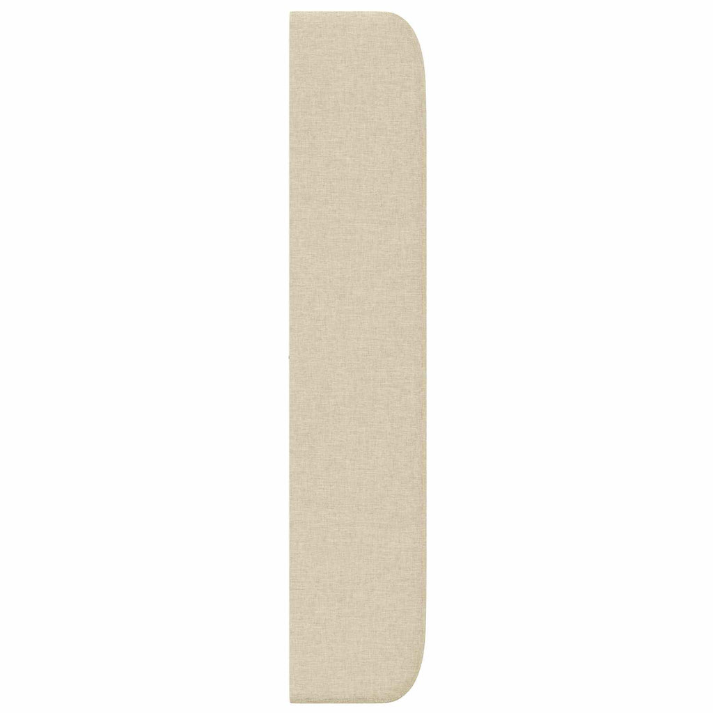 Oreja de cabecero Crema 80 x 16 x 4 cm tela
