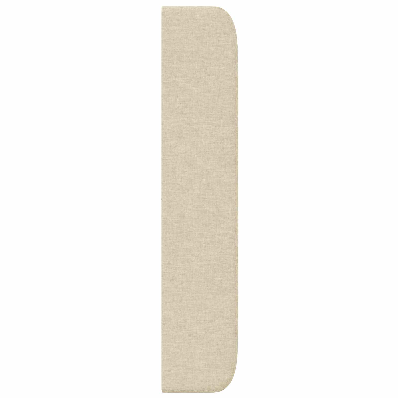 Oreja de cabecero Crema 80 x 16 x 4 cm tela