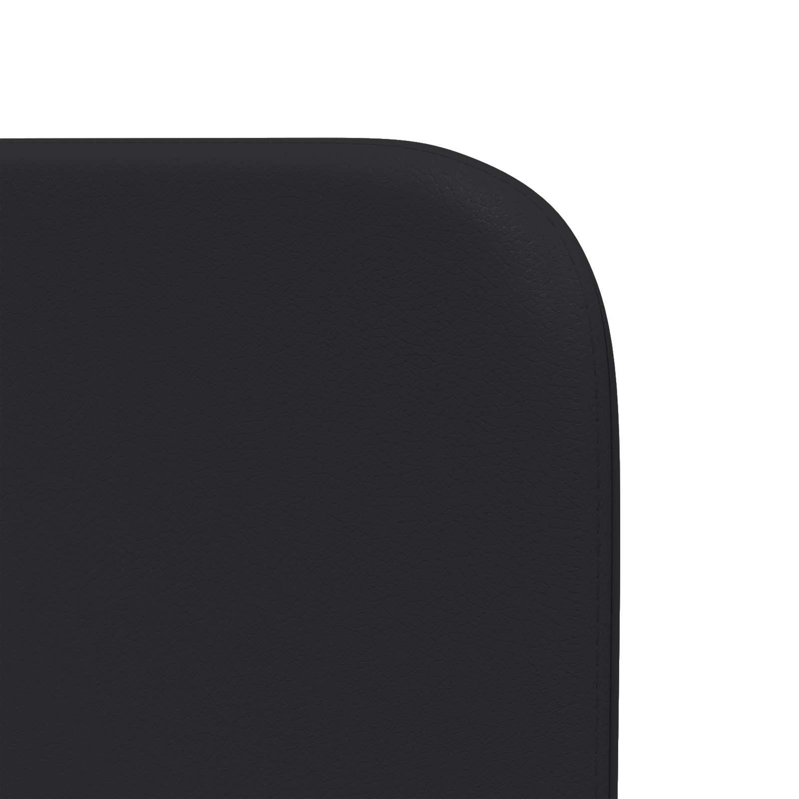 Oreja de cabecero Negro 80 x 16 x 4 cm PVC