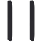 Oreja de cabecero Negro 80 x 16 x 4 cm PVC