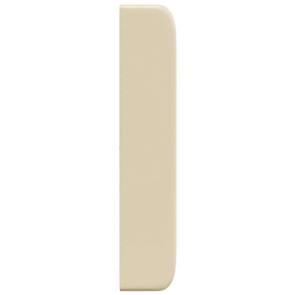 Oreja de cabecero Crema 80 x 16 x 4 cm PVC