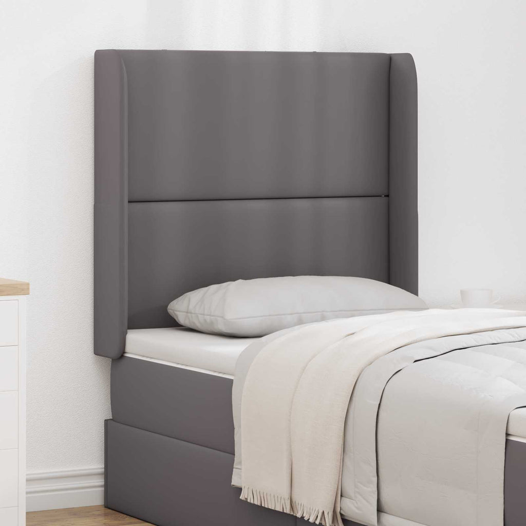 Oreja de cabecero Gris 80 x 16 x 4 cm PVC