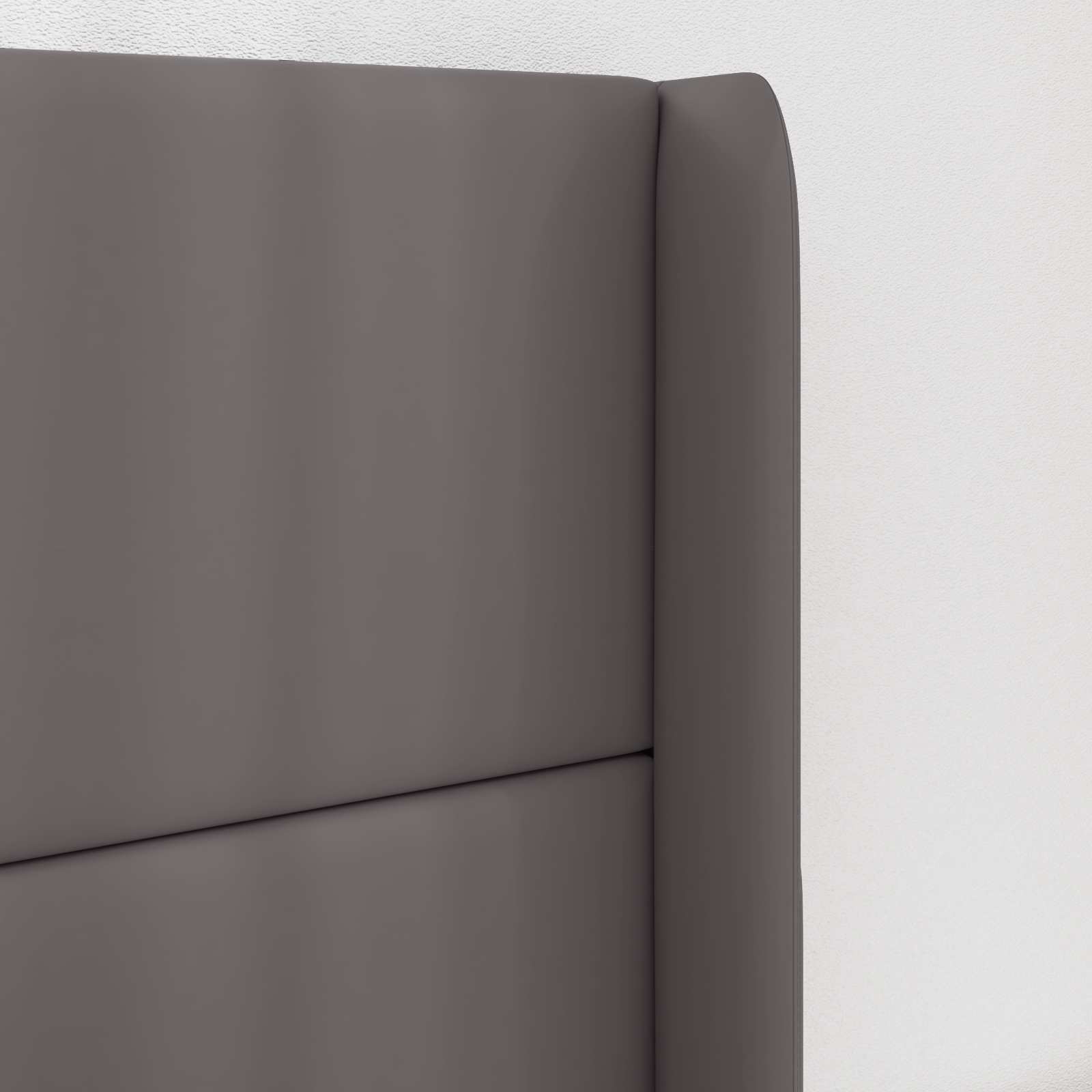 Oreja de cabecero Gris 80 x 16 x 4 cm PVC