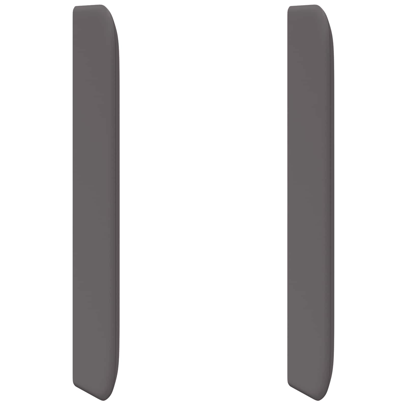 Oreja de cabecero Gris 80 x 16 x 4 cm PVC
