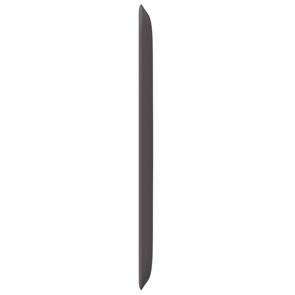Oreja de cabecero Gris 80 x 16 x 4 cm PVC