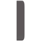 Oreja de cabecero Gris 80 x 16 x 4 cm PVC