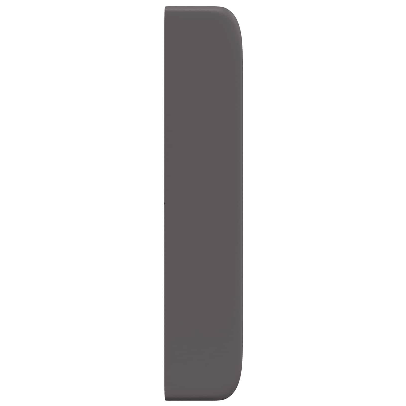 Oreja de cabecero Gris 80 x 16 x 4 cm PVC