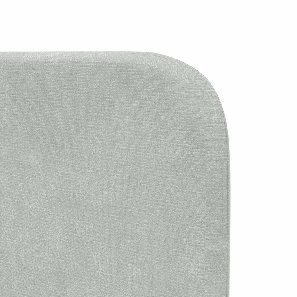 Oreja de cabecero Gris claro 80 x 16 x 4 cm Terciopelo