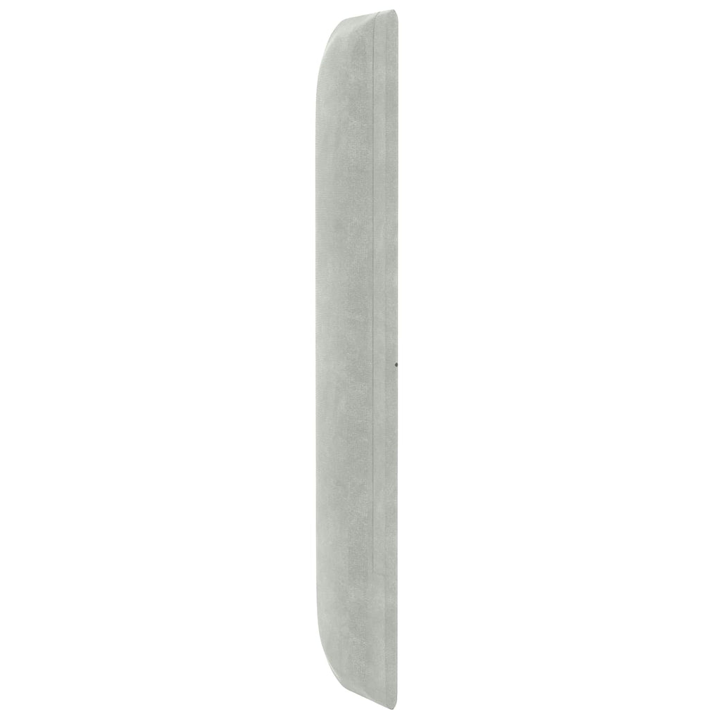 Oreja de cabecero Gris claro 80 x 16 x 4 cm Terciopelo