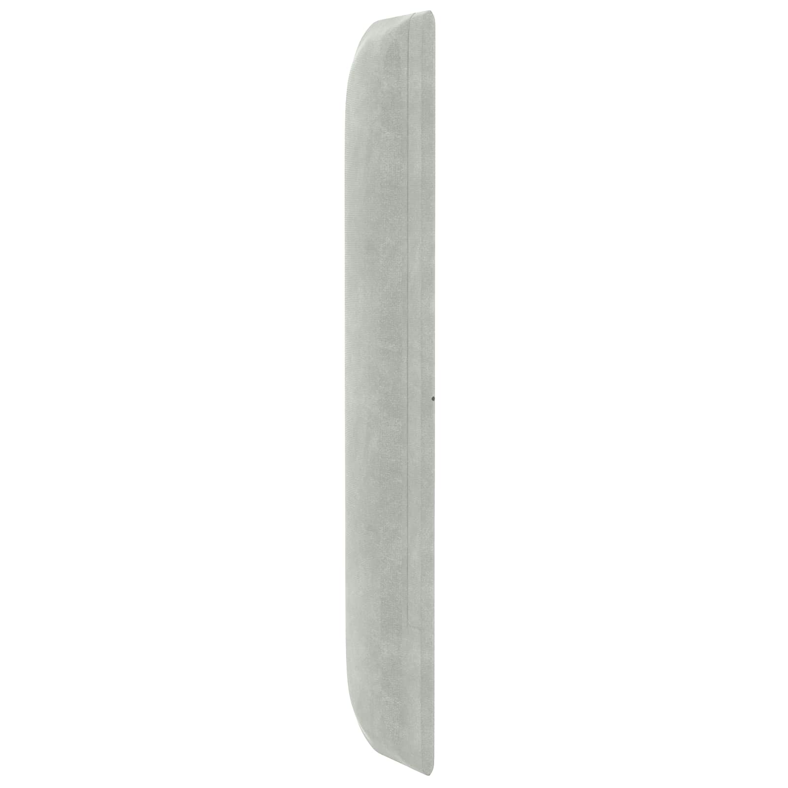 Oreja de cabecero Gris claro 80 x 16 x 4 cm Terciopelo