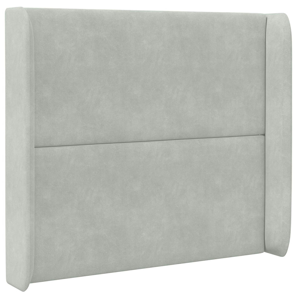 Oreja de cabecero Gris claro 80 x 16 x 4 cm Terciopelo