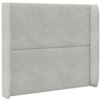 Oreja de cabecero Gris claro 80 x 16 x 4 cm Terciopelo
