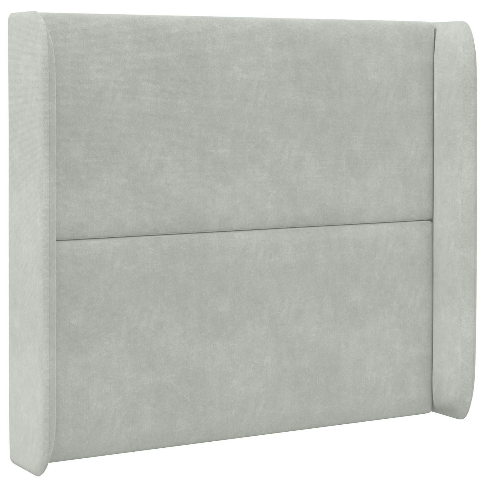 Oreja de cabecero Gris claro 80 x 16 x 4 cm Terciopelo