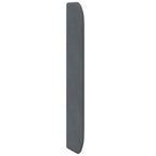 Oreja de cabecero Gris 80 x 16 x 4 cm Terciopelo