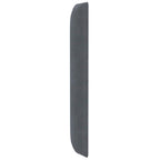Oreja de cabecero Gris 80 x 16 x 4 cm Terciopelo