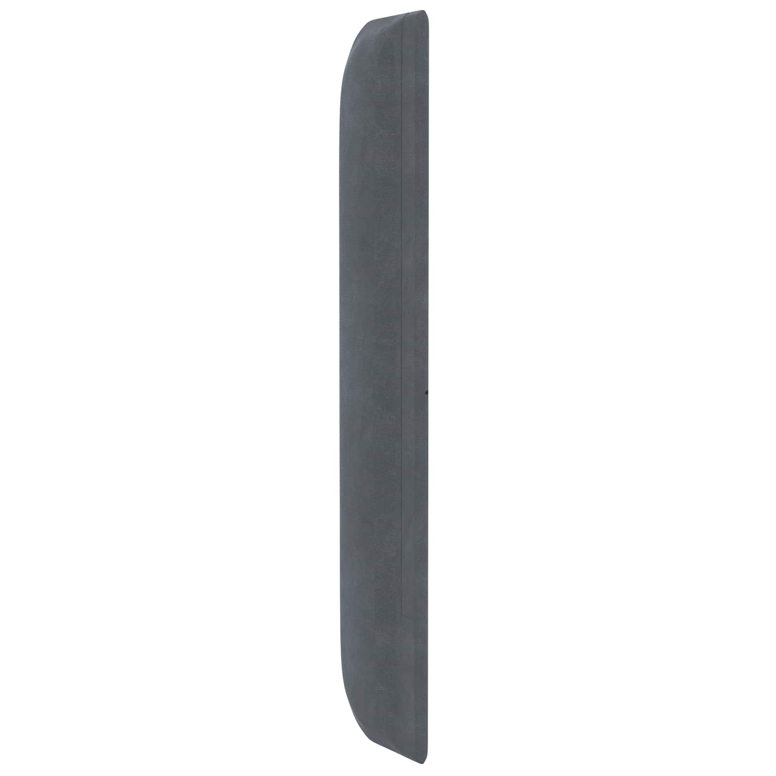 Oreja de cabecero Gris 80 x 16 x 4 cm Terciopelo