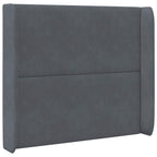 Oreja de cabecero Gris 80 x 16 x 4 cm Terciopelo