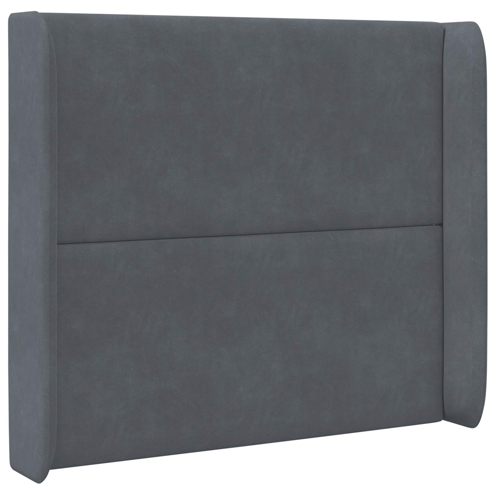 Oreja de cabecero Gris 80 x 16 x 4 cm Terciopelo