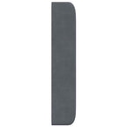 Oreja de cabecero Gris 80 x 16 x 4 cm Terciopelo