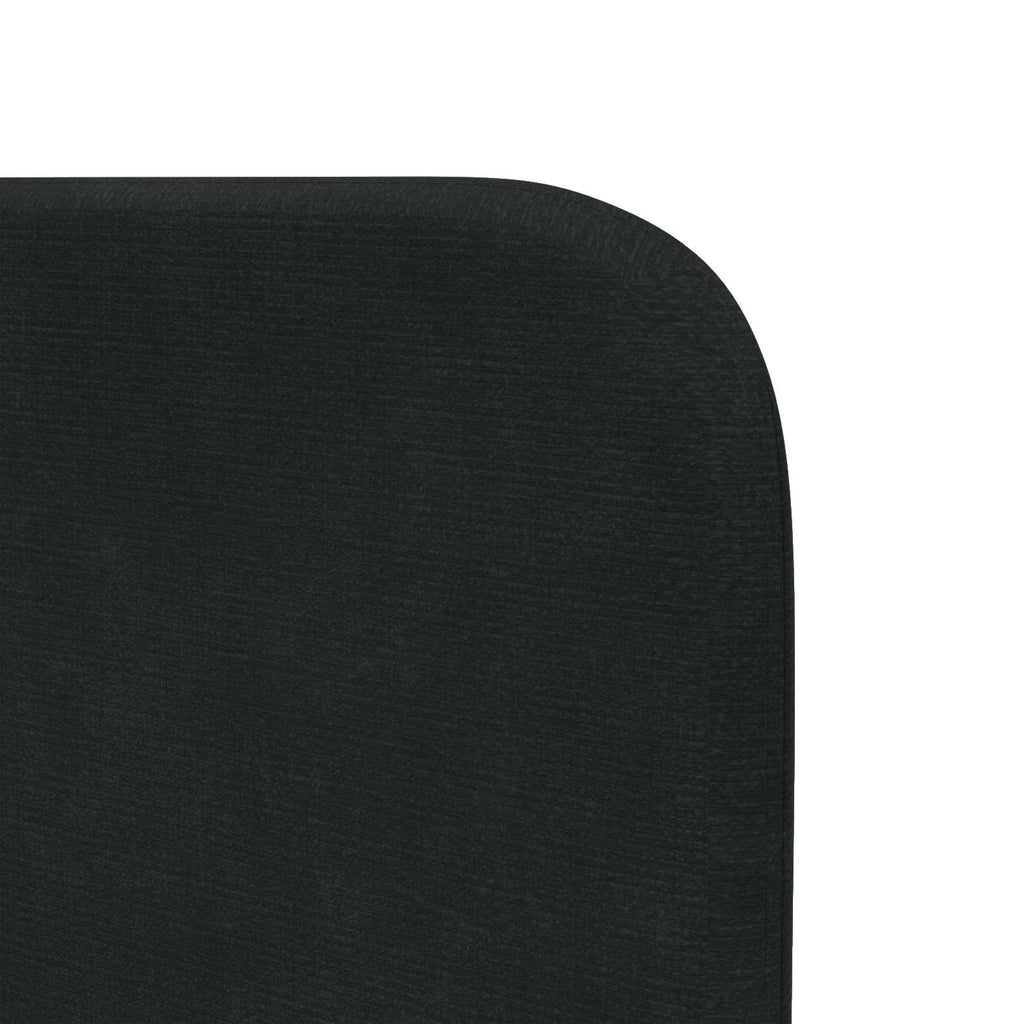 Oreja de cabecero Negro 80 x 16 x 4 cm Terciopelo