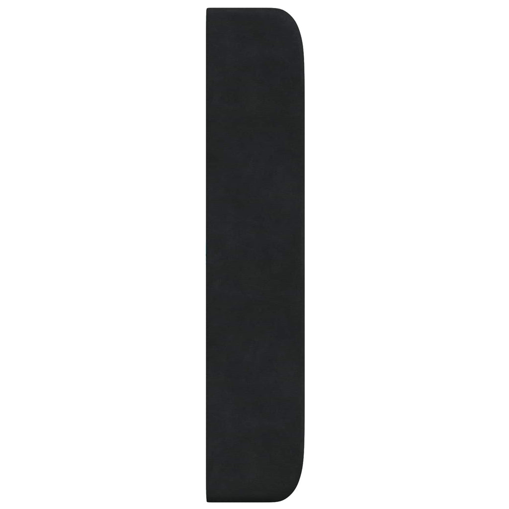 Oreja de cabecero Negro 80 x 16 x 4 cm Terciopelo