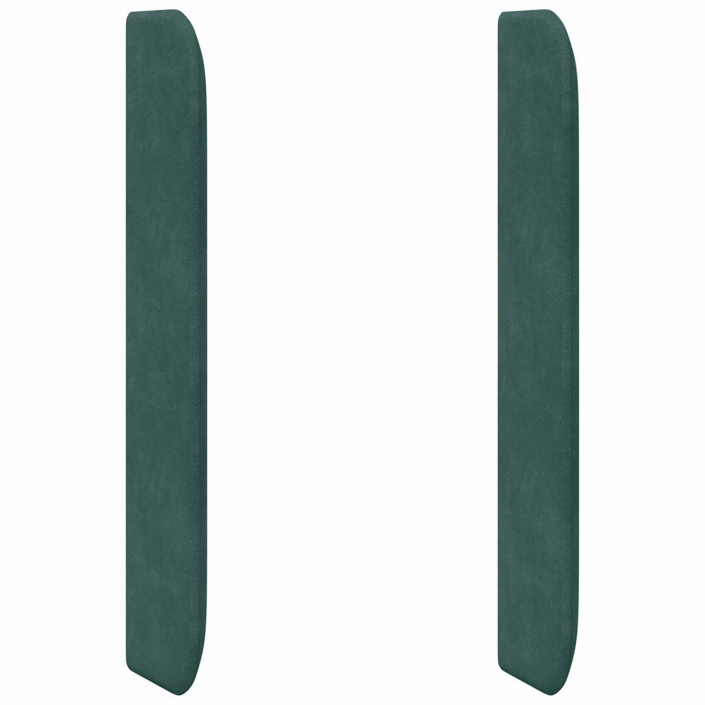 Oreja de cabecero Verde 80 x 16 x 4 cm Terciopelo