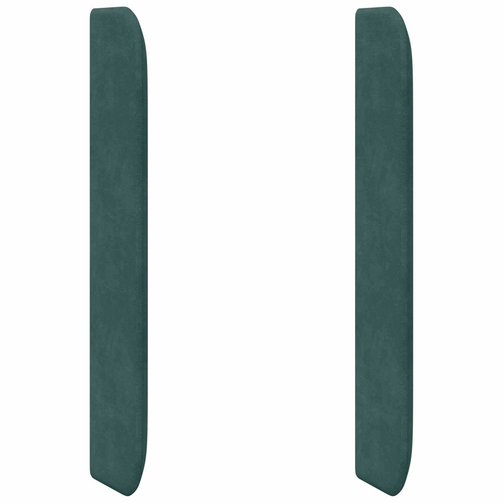 Oreja de cabecero Verde 80 x 16 x 4 cm Terciopelo