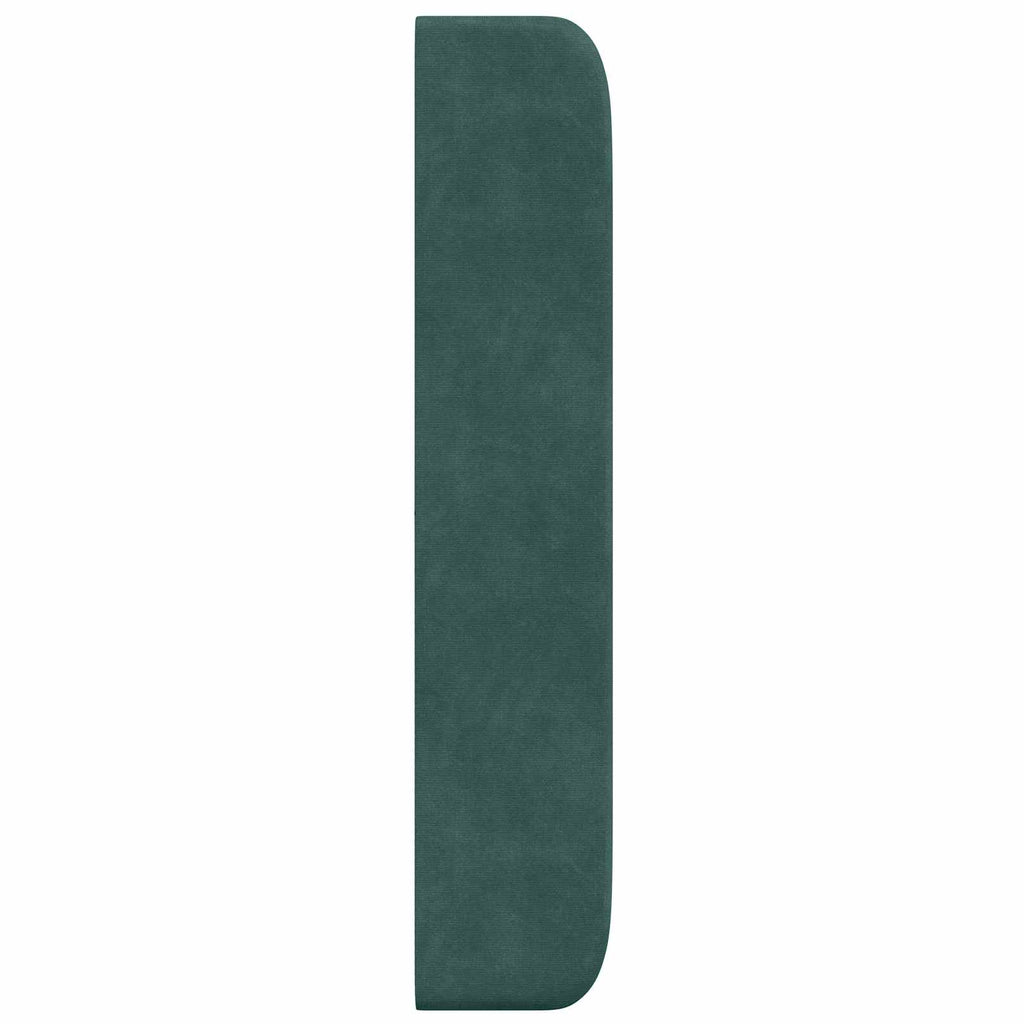 Oreja de cabecero Verde 80 x 16 x 4 cm Terciopelo