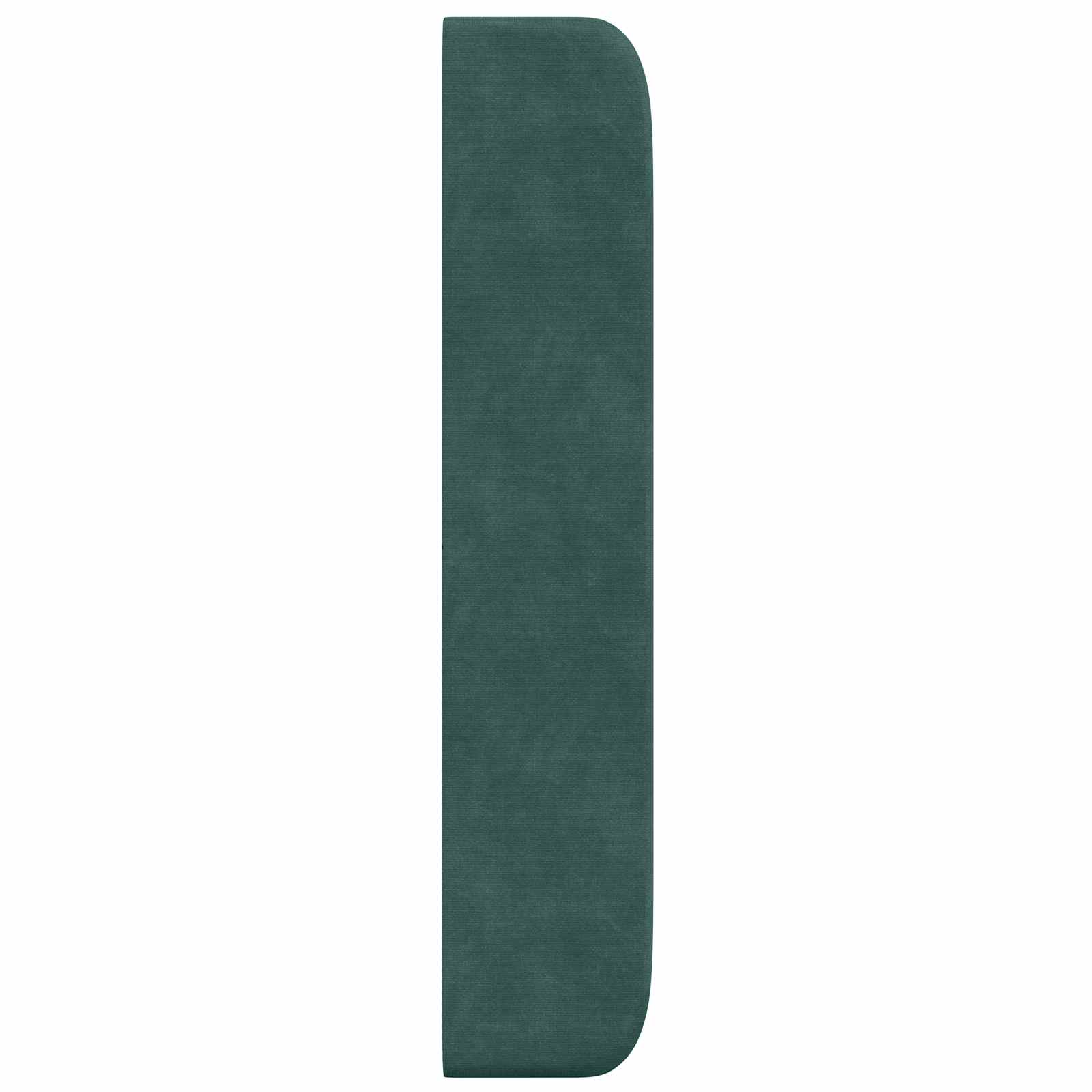 Oreja de cabecero Verde 80 x 16 x 4 cm Terciopelo