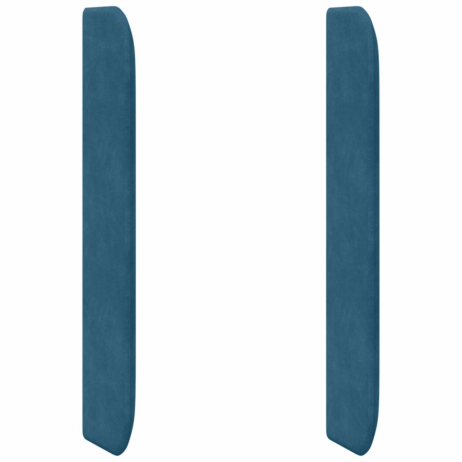 Oreja de cabecero Azul 80 x 16 x 4 cm Terciopelo