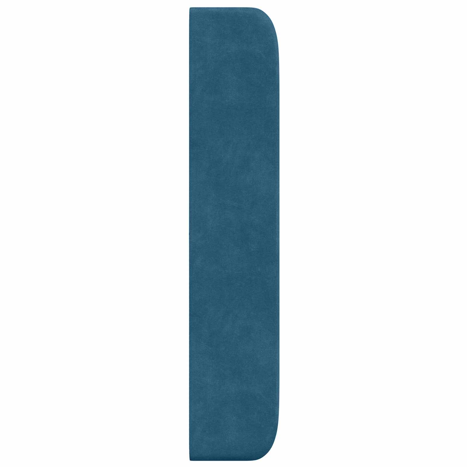 Oreja de cabecero Azul 80 x 16 x 4 cm Terciopelo