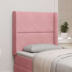 Oreja de cabecero Rosa 80 x 16 x 4 cm Terciopelo