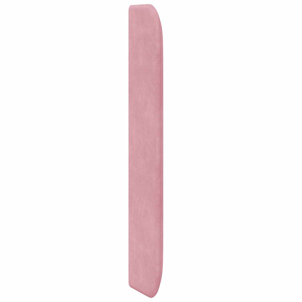 Oreja de cabecero Rosa 80 x 16 x 4 cm Terciopelo