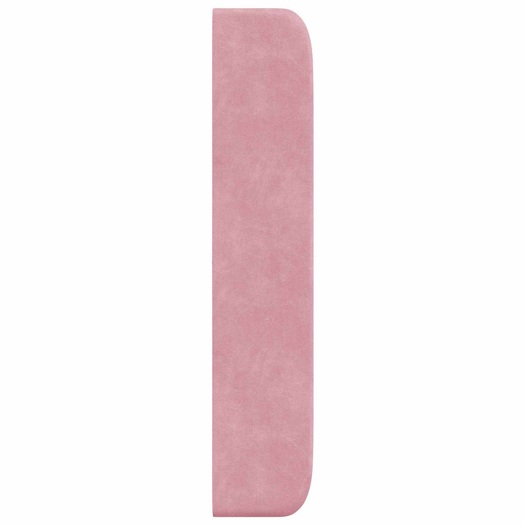 Oreja de cabecero Rosa 80 x 16 x 4 cm Terciopelo