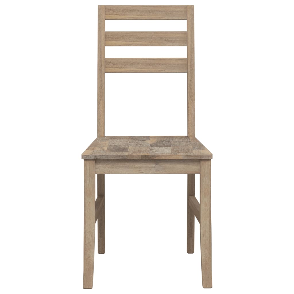 Sillas de comedor 8 unidades madera maciza de acacia