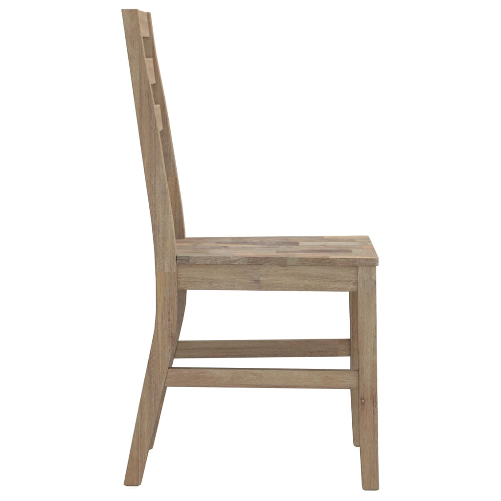 Sillas de comedor 8 unidades madera maciza de acacia