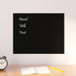 Pizarra magnética de pared vidrio templado blanco 60x30 cm