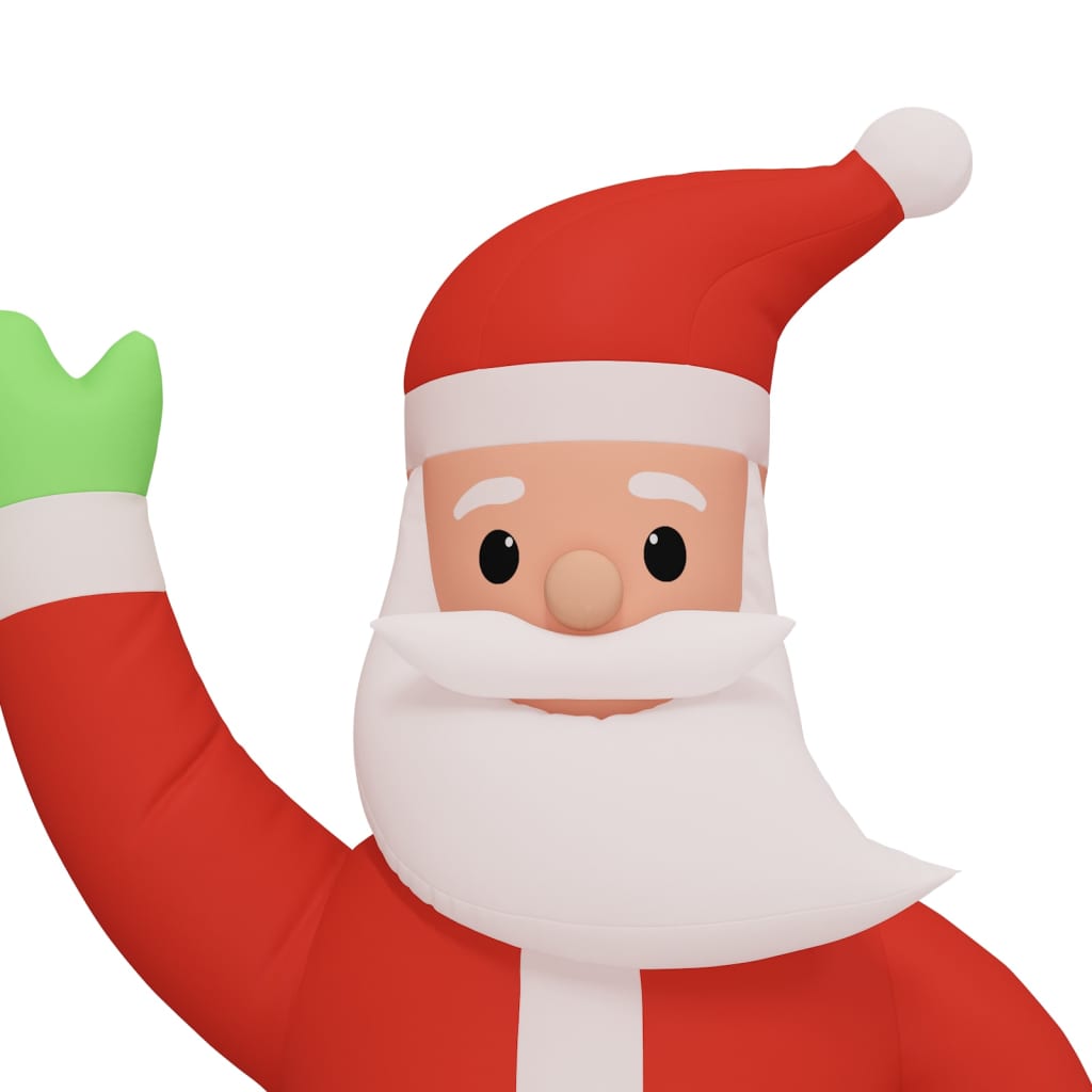 Papá Noel inflable de Navidad con LED 370 cm