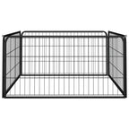 Corral para perros 4 paneles acero con recubrimiento en polvo