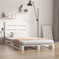 Cama sin colchón madera maciza de pino blanca 180x200 cm