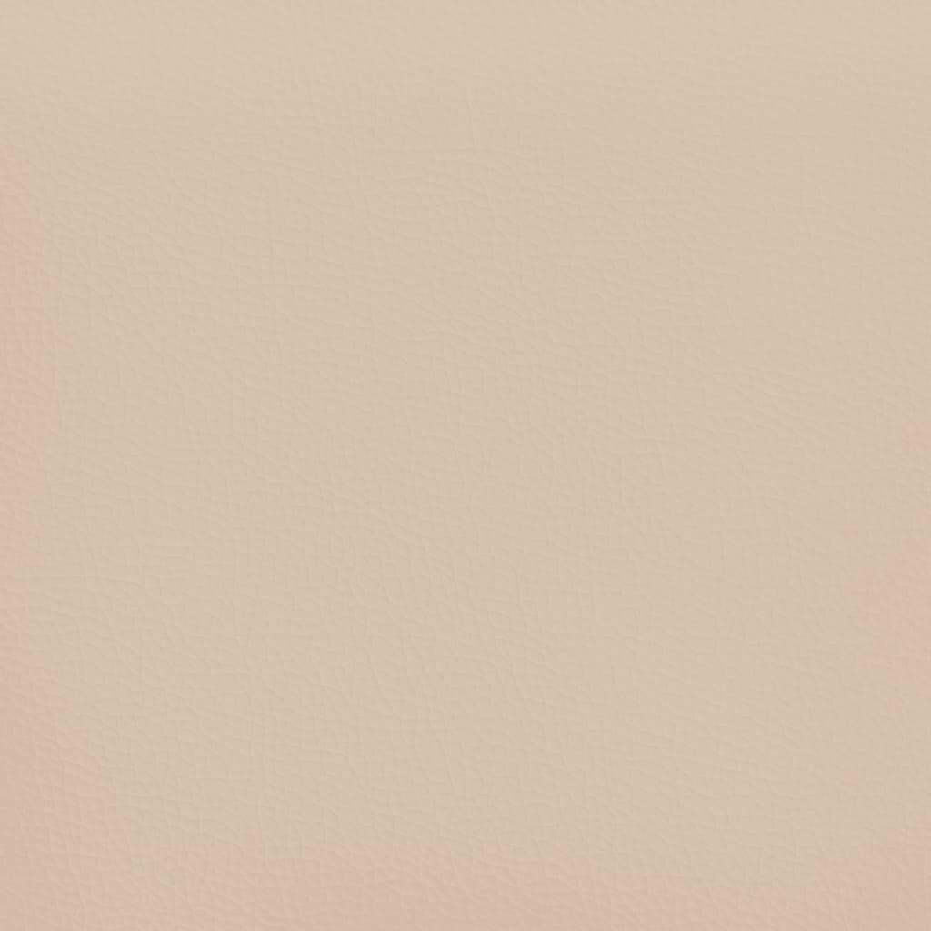 Colchón de muelles ensacados firmeza media cuero sintético 100x200x20 cm