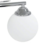 Lámpara de techo pantallas cristal redonda 4 bombillas LED G9
