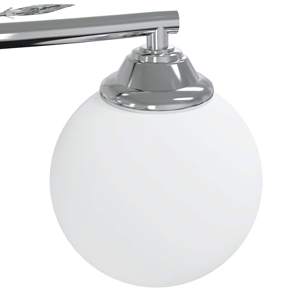 Lámpara de techo pantallas cristal redonda 4 bombillas LED G9
