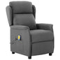 Cadeira de Massagens com Almofada Creme 93.5 x 67.5 x 101.5 cm tecido