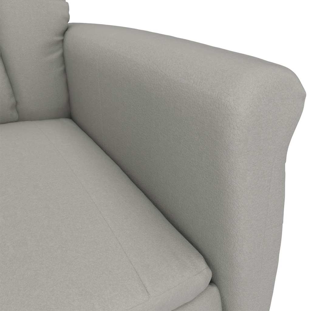 sillón Gris Claro Microfibra