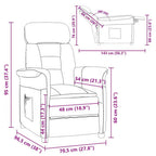 sillón Gris Claro Microfibra